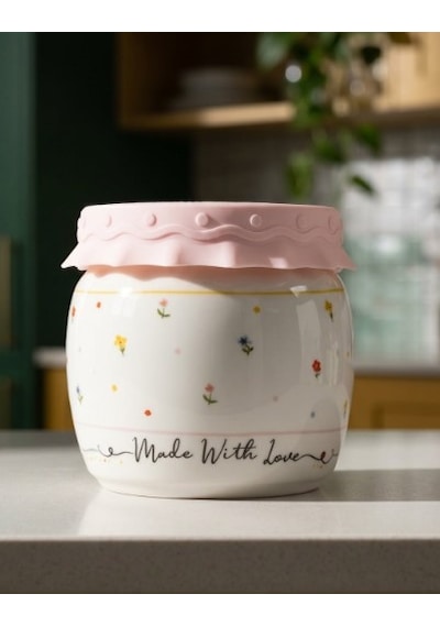 Acar Made Wıth Love Silikon Kapaklı Kavanoz 300 Ml Por-08281 Çok Renkli