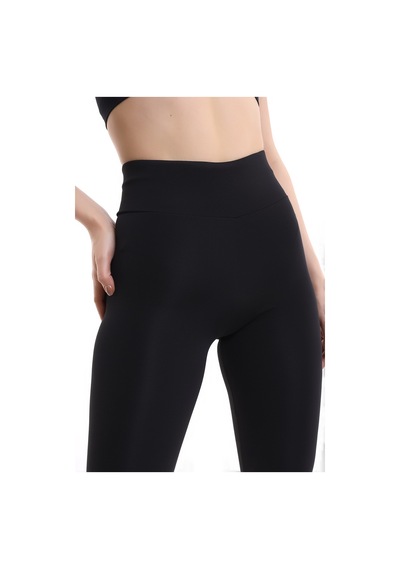 Winmoda34 Kadın Korseli Içi Şardonlu Termal Tayt Push Up Siyah