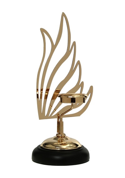 Vitale Kuğu Mumluk Gold 32 Cm Ak.je0080
