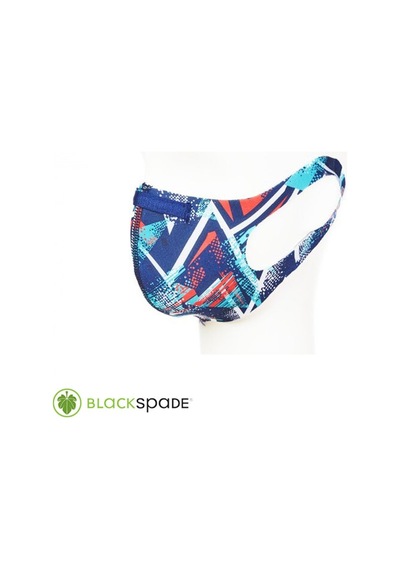 BLACKSPADE Unisex Koruyucu Maske Üçgen Desen L