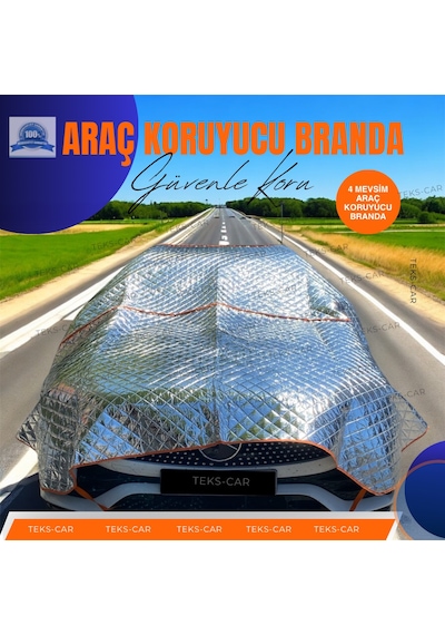Suv Model Uyumlu Universal 5 Katmanlı Dolu - Kar Ve Güneş Koruyucu Oto Brandası 5,50m - 2,50m