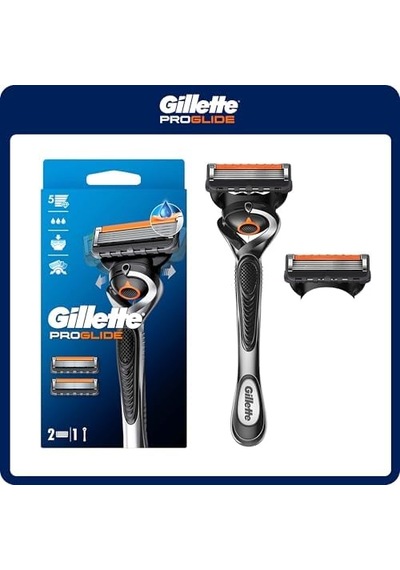 Fusion Proglide Tıraş Makinesi + 2 Adet Yedek Tıraş Bıçağı