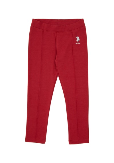 U.s. Polo Assn. Kız Çocuk Vişne Tayt 50296370-vr223 Bordo