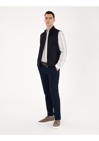 Pierre Cardin Erkek Lacivert Deri Mont-kaban 50293985-200 Lacivert