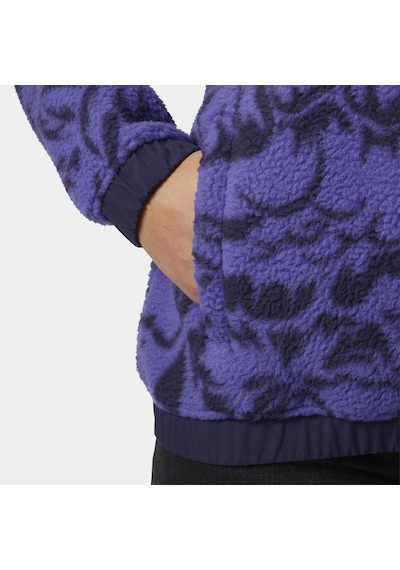 Helly Hansen W Imperial Printed Pile Snap Kadın Polar Mont-31065 Mor
