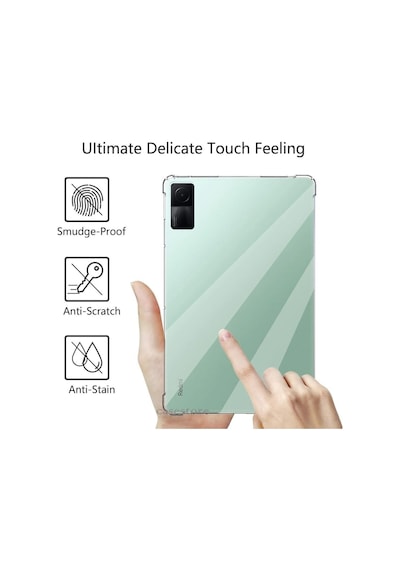 Xiaomi Redmi Pad Tablet Uyumlu Kılıf Darbe Önleyici Anti Shock Şeffaf Silikon Kapak 128gb Arka Kapak