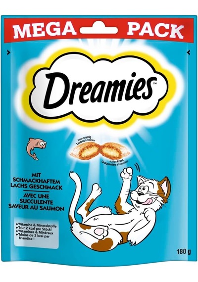 Dreamies Mega Pack Somonlu Kedi Ödül Maması 180 Gr