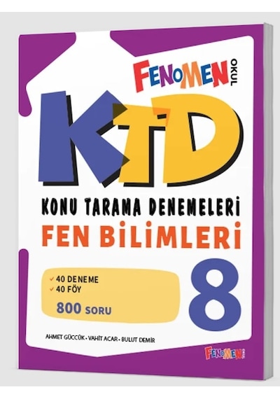 Fenomen Okul 2025 8. Sınıf Lgs Fen Bilimleri Konu Tarama Denemeleri