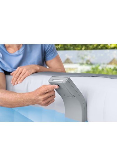 Lay-z-spa 60322 Dinlendirici Led Şelale Spa Havuzu Aksesuarı Gri