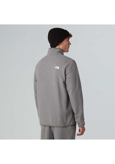The North Face Glacier Fermuarlı Erkek Gri Polar Ceket Nf0a8d0qcqı1