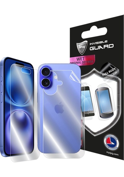 Apple Uyumlu   iPhone 16 Için Hydrogel İnce Tpu Tam Kaplama Ekran Ve Arka Koruma