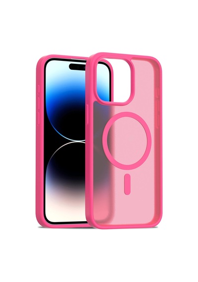 Joko Apple iPhone Uyumlu iPhone 15 Pro Jota Magsafe Kapak - Rose Renkli