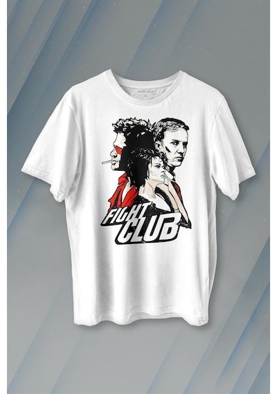 Fight Club Film Marla Tyler Durden Baskılı Tişört Unisex T-shirt 001