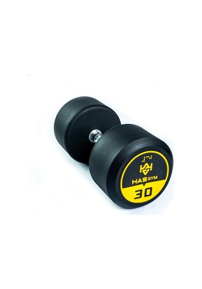 Hasgym 30 Kg Kauçuk Kaplı Profesyonel Olimpik Dumbbell Dambıl