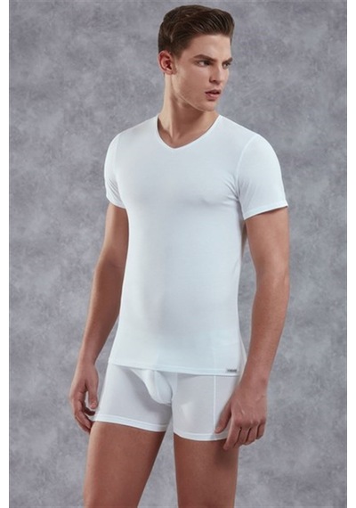 Home Doreanse 2855 Vücudu Saran Rahat T-shirt 001