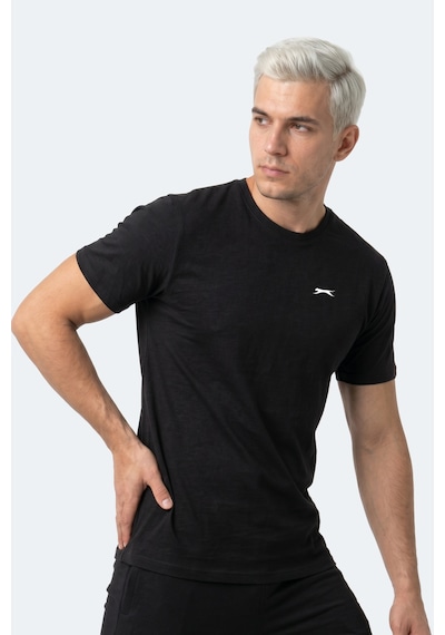 Slazenger Rosalva T Erkek Pamuklu Siyah Tişört