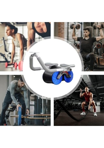 Ab Roller Karın Kası Egzersiz Tekerleği Çok Renkli