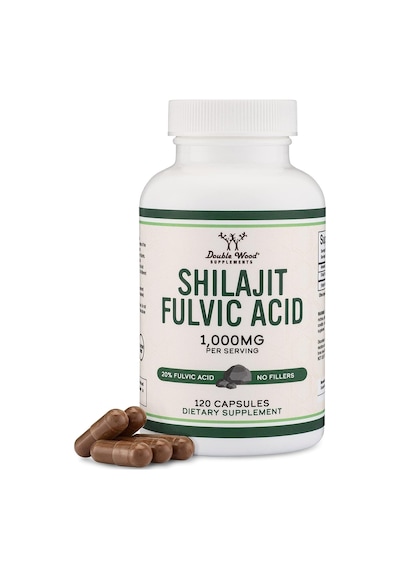 Double Wood Shilajit Pure Himalayan 20% Fulvic Acid Suppleme...