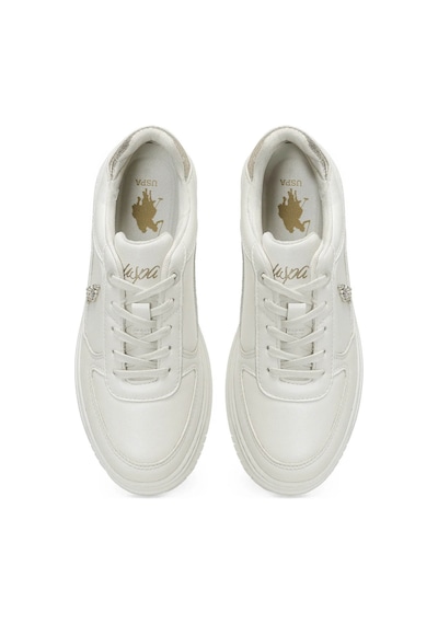 U.S. Polo Assn. 4F GRACE 4PR Kadın Bej Sneaker