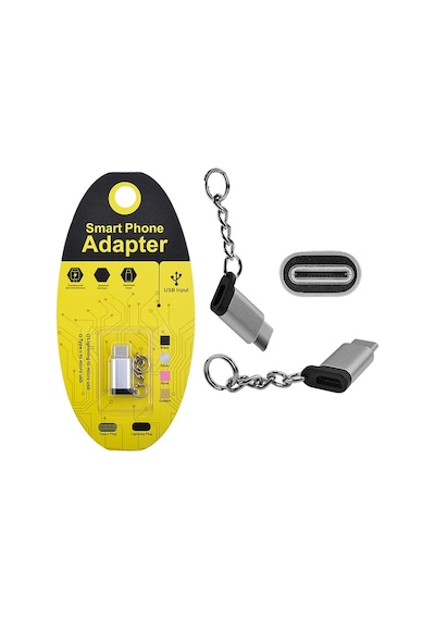 Mikro Usb To Type C Dönüştürücü Çevirici Anahtarlıklı Başlık