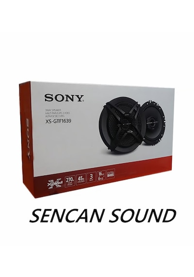 Sony Xs-gtf1639 270 Watt 16 Cm Yuvarlak Oto Hoparlör - Sony - Sencan Sound