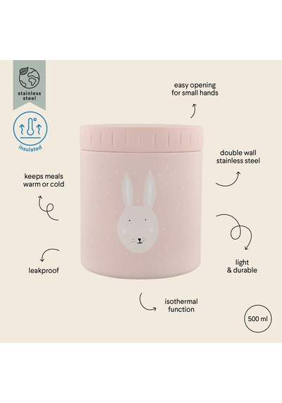 Trixie Mrs.rabbit - Termal Yemek Kabı 500ml Karışık