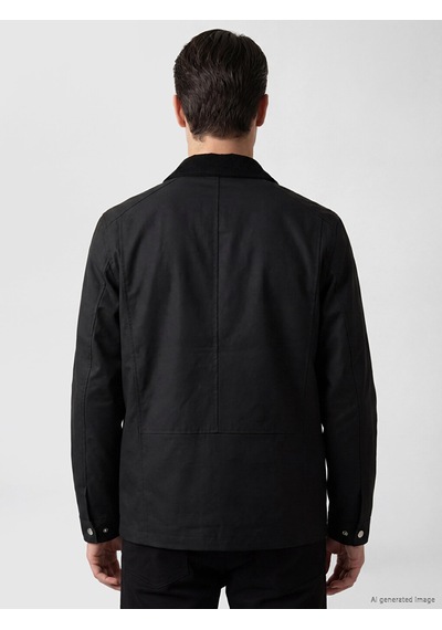 Lcwaıkıkı Classic Siyah Regular Fit Kontrast Yaka Erkek Mont Lcwaıkıkı Classic Siyah Regular Fit Kontrast Yaka Erkek Mont