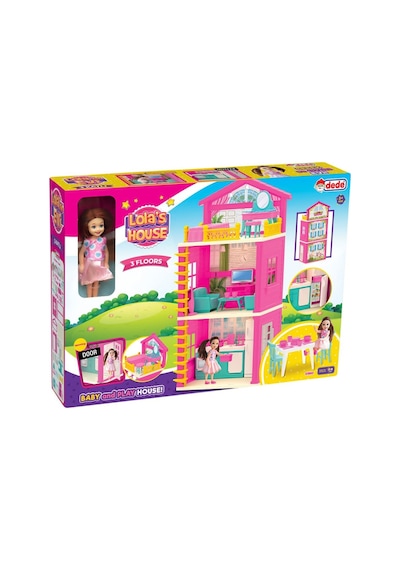 Fen Toys Lola'Nın 3 Katlı Evi Aksuarlı Oyun  Evi