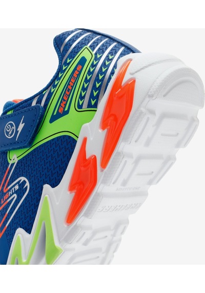 Skechers Flex - Glow Bolt Büyük Erkek Çocuk Mavi Işıklı Spor Ayakkabı 400138l Rymt Mavi