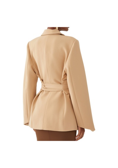 Odd Muse Şıklığın Zirvesi Blazer Beıge