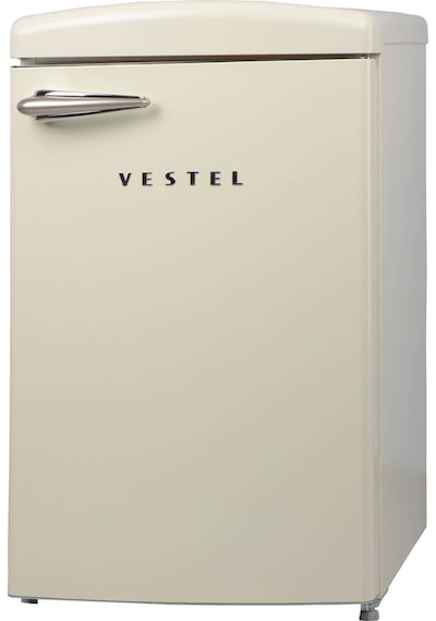 Vestel Retro SB14511 122 L Statik Buzdolabı Bej