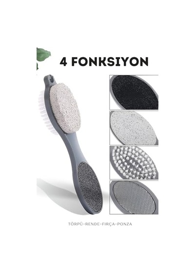 4 Fonksiyonlu Topuk Törpüsü Ayak Bakım Seti 4 İn 1 Set, 7480000717550 15x9