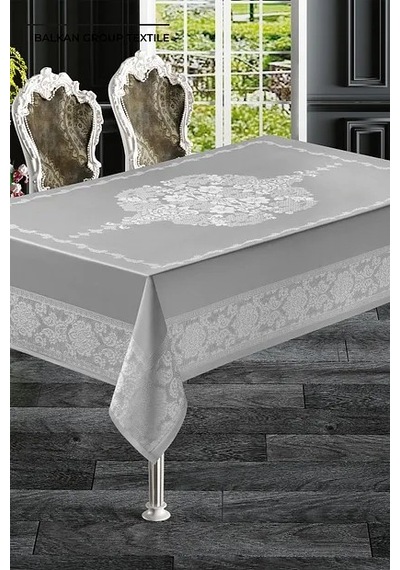 Jumbo Masa Örtüsü Su Geçirmez 160x220 Gri Diğer