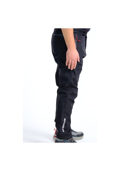 Outdo Premium Softshell Motorsiklet Pantolonu Siyah Polar Buff Hediyeli Diğer