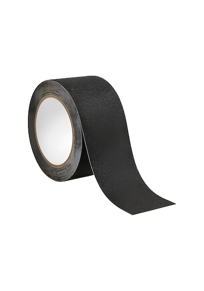 Merdiven Zemin Kaydırmaz Bant Yapışkanlı 5 Cm X 25 Metre Kaymaz Band Siyah