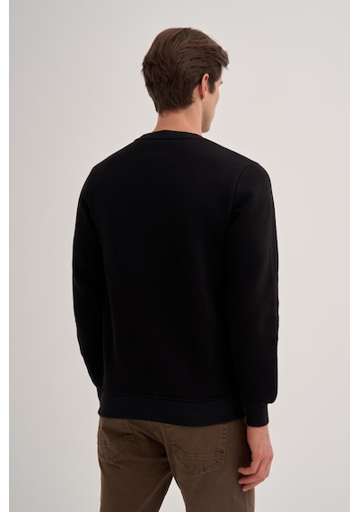 Cazador 3 İplik Şardonlu Sweatshirt 5028 Siyah 001