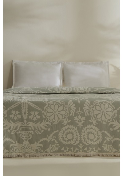 Karaca Home Avery Müslin Çift Kişilik Tek Pike Mint