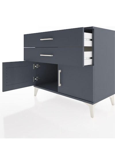 Hyperion Şifonyer 2 Çekmeceli 2 Kapaklı 88x44x80 Antrasit-ant... Antrasit Hyperion Şifonyer 2 Çekmeceli 2 Kapaklı 88x44x80 Antrasit-ant... Antrasit