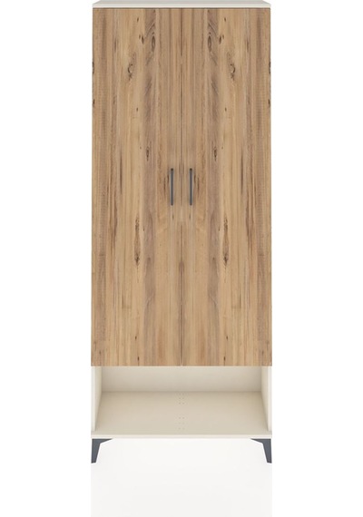 Arges Dolap 5 Raflı 2 Kapaklı 88x30x221 Aytaşı-çam Aytaşı