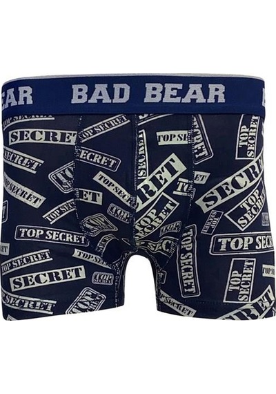 Bad Bear Secret 21.01.03.011l Lacivert Desenli Erkek Boxer Lacivert