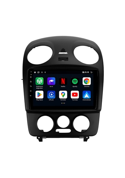 Volkswagen Beetle 2003-2010 Android Multimedya Carplay Android Auto Navigasyon 8gb Ram 128gb Pro 9"