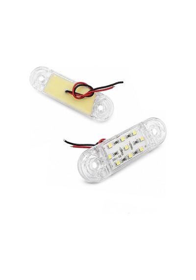 Shuıvan Merdiven Lambası 8cm Led Aydınlatma 9 Led 12v - Beyaz-1995