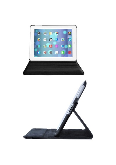 Apple Uyumlu iPad, 2 3 4 9.7 Inç Kılıf 360 Dönen Standlı Deri Kapak 550475499