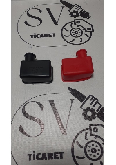 Svticaret 2 Adet Akü Kutup Başı Koruma Lastiği Takım Set Kutup Kutup