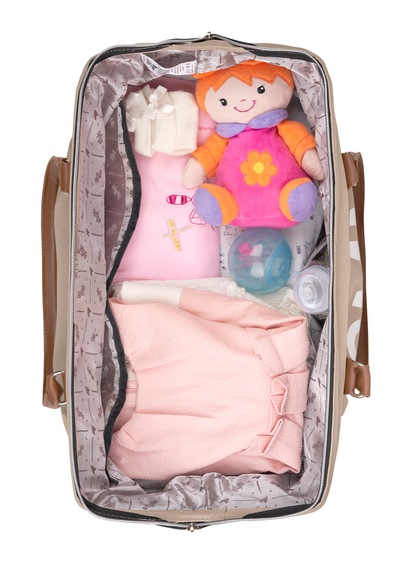 Just For Baby Anne Bebek Bakım Ve Kadın Çantası Bej