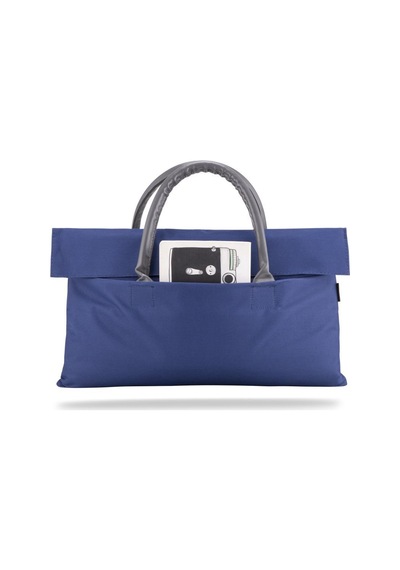 Classone Byn-el001 Wtxpro Su Geçirmez Kumaş 13-14 İnch Bayan Laptop, Notebook, Apple Uyumlu MacBook Air El Çantası- Tote Bag - Lacivert