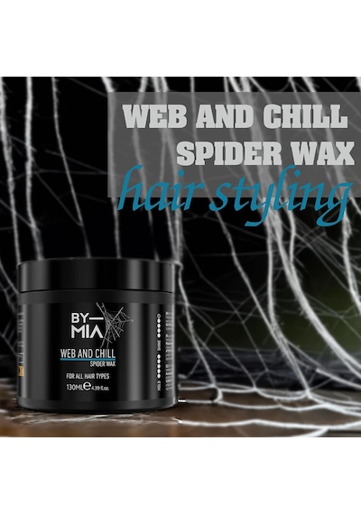 Web And Chill Spıder Wax, Parlak Görünüm, Sert Tutuş Sağlayan Erkekler Ve Kadınlar İçin Örümcek,ağ Saç Vaksı 130 Ml