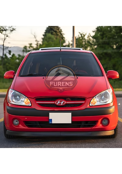 Hyundai Getz 2001-2011 Uyumlu H Lip Esnek Ön Lip 2 Parça Karlık Ön Ek Tampon Altı Dill