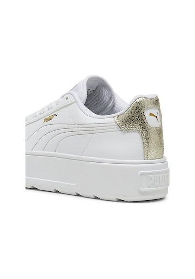 Puma Karmen Metallic Shine 395099 01 Kadın Sneaker Ayakkabı Beyaz Altın 36-40 001