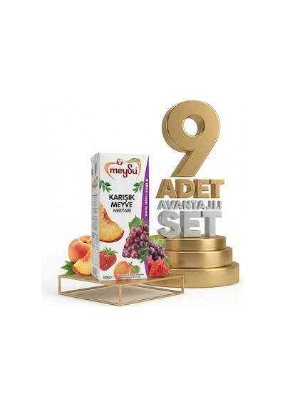 Meysu Nektar Karışık 9x200 Ml